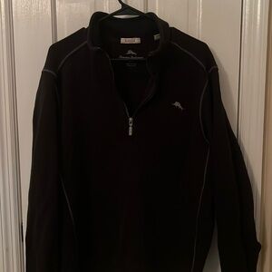 Black quarter zip. Tommy Bahama relax.